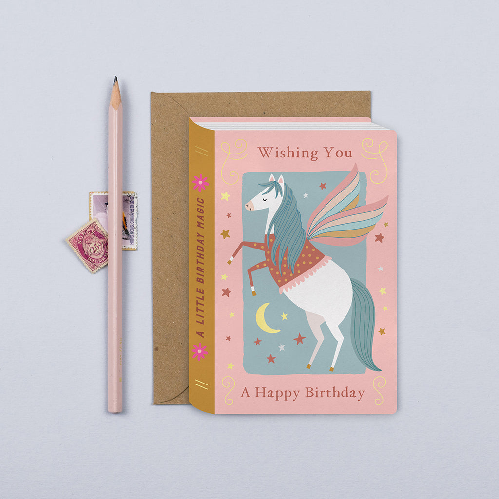 Fairytale Pegasus Birthday Card