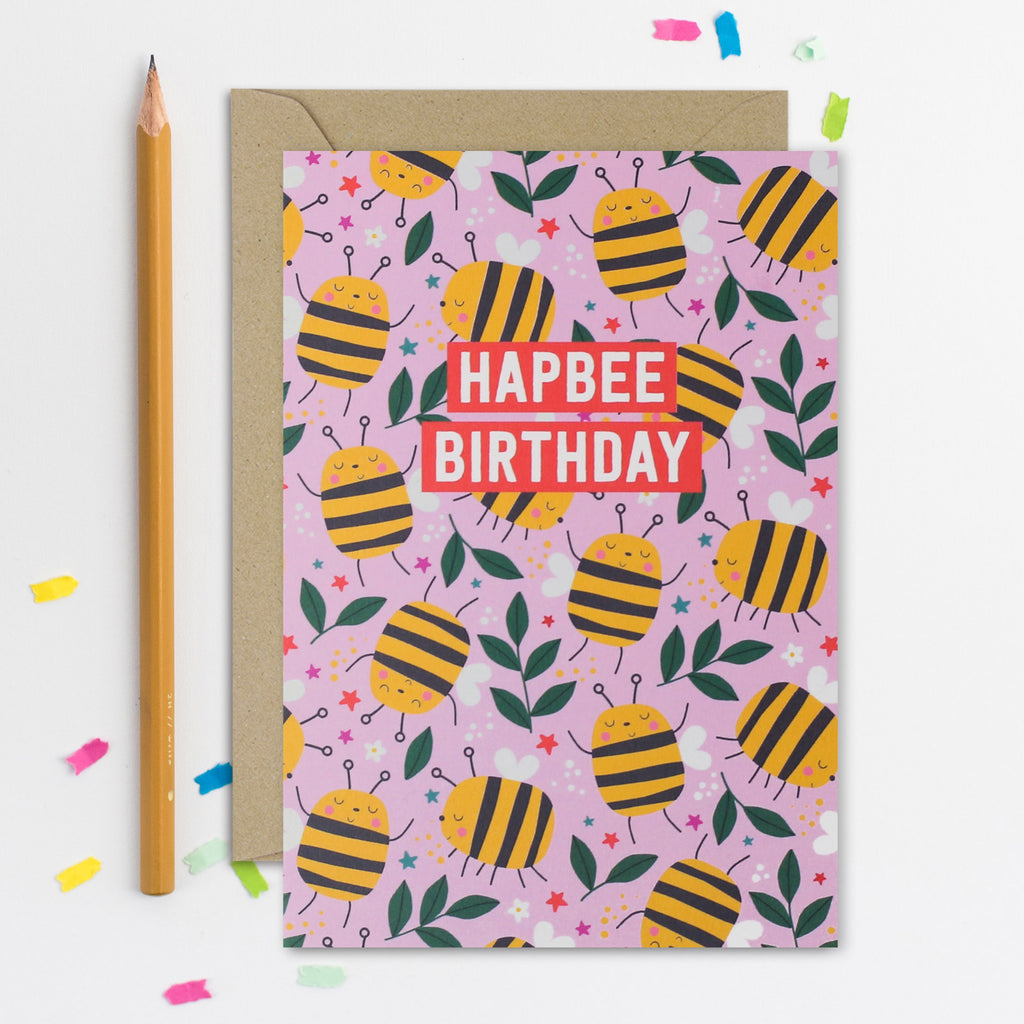 Hapbee Birthday Card