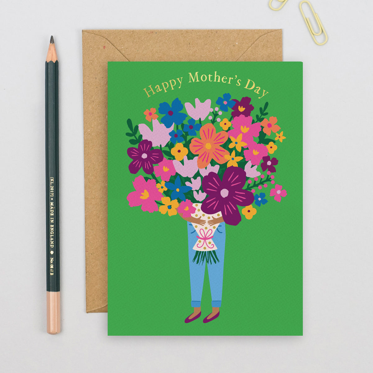 Mothers Day Card Floral Card Mifkins