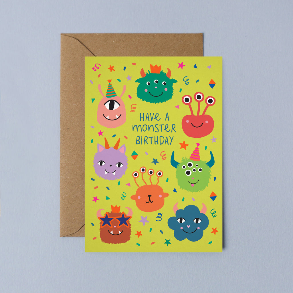 Party Monsters Card
