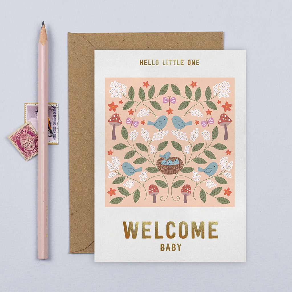 Welcome Baby Nest Card