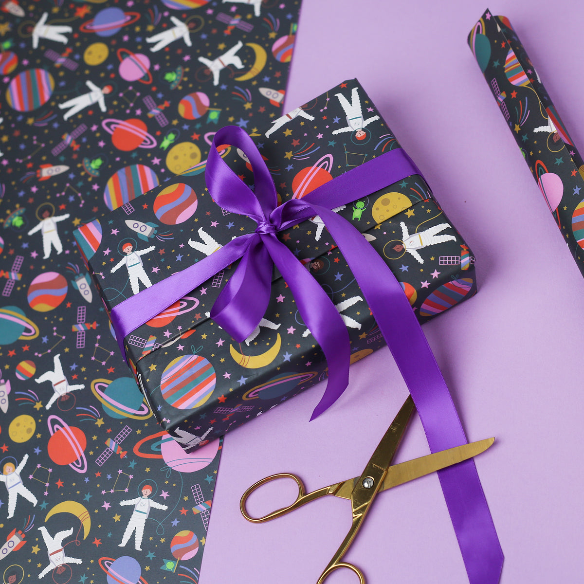Space Wrapping Paper | Gift Wrap | Mifkins